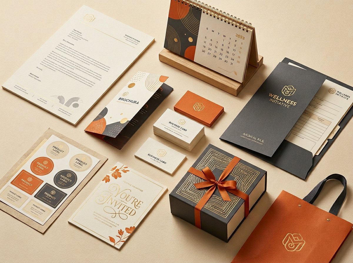 Corporate stationery suite